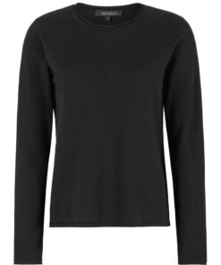 Soft Rebels 219-208 Marla o-neck roll edge knit black