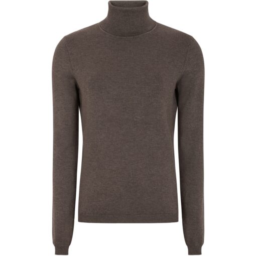 Soft Rebels 416-226 Marla rollneck knit coffee quartz melange