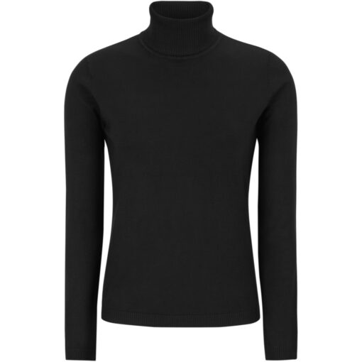 Alternative view of Soft Rebels 416-226 Marla rollneck knit black