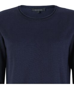 Alternative view of Soft Rebels 219-208 Marla o-neck roll edge knit total eclipse