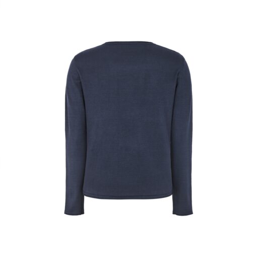 Soft Rebels 219-208 Marla o-neck roll edge knit total eclipse