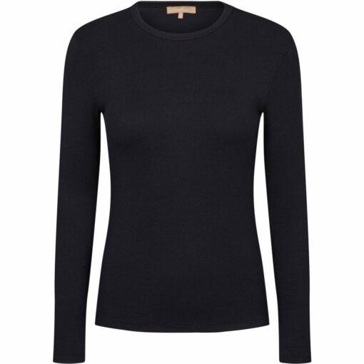 Alternative view of Soft Rebels AW22-300 Fenja o-neck top black