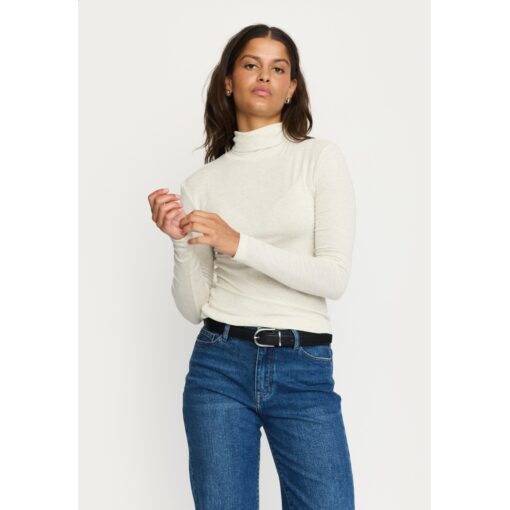 Soft Rebels 424-301 Roman roll neck arctic wolf melange