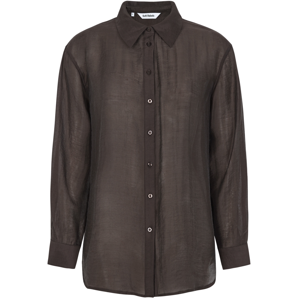 Soft Rebels 525-717 Rachel shirt coffee bean - Afbeelding 2