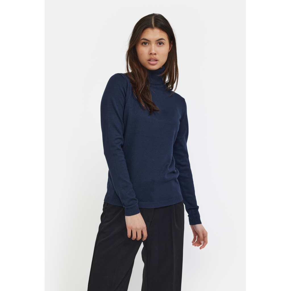 Soft Rebels 416-226 Marla rollneck knit total eclipse