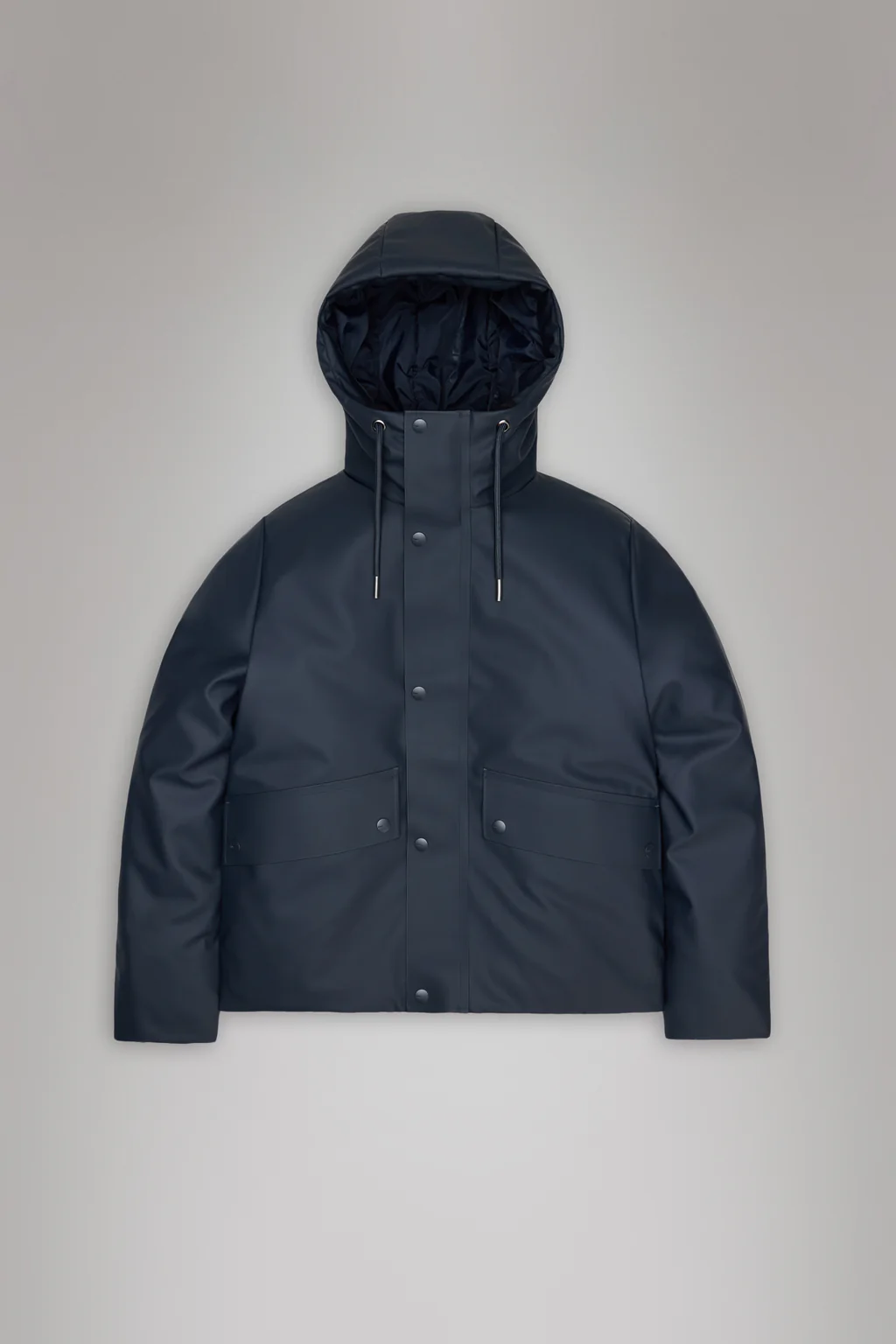 Rains 21490 nome short w parka w3t3 navy - Afbeelding 2
