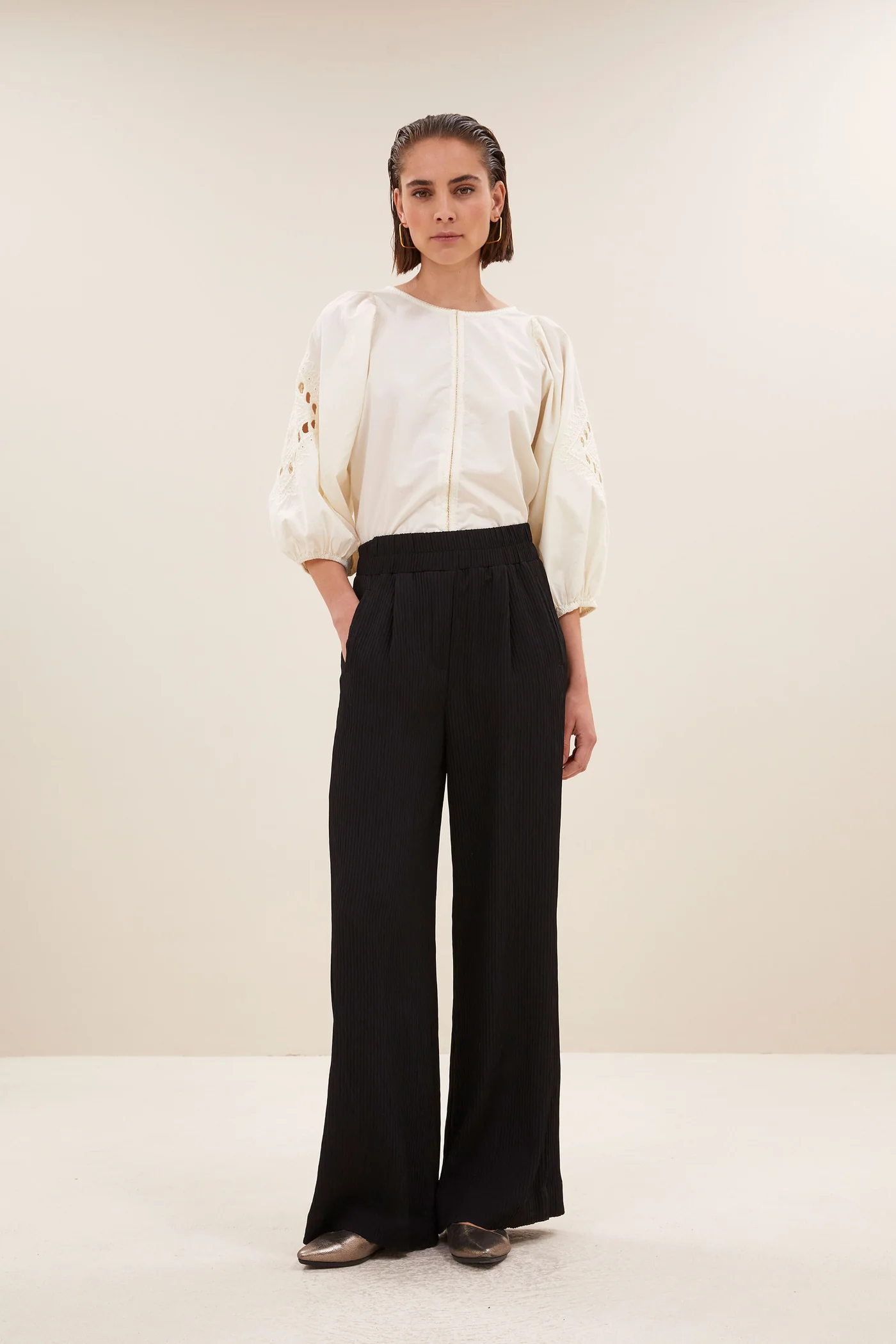 By-Bar Rae blouse cloud white