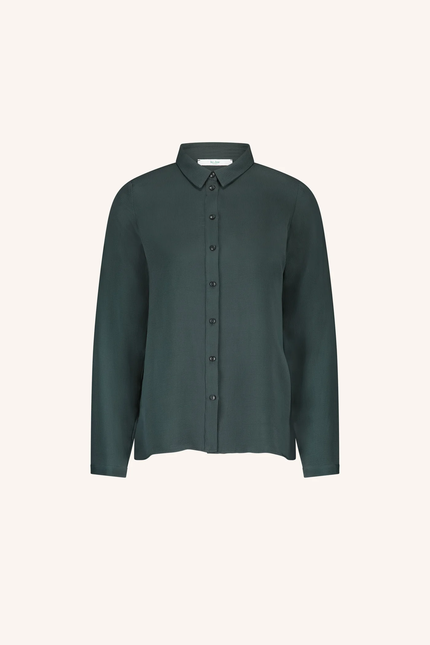 By-Bar Donna satin stripe blouse dried basil - Afbeelding 2
