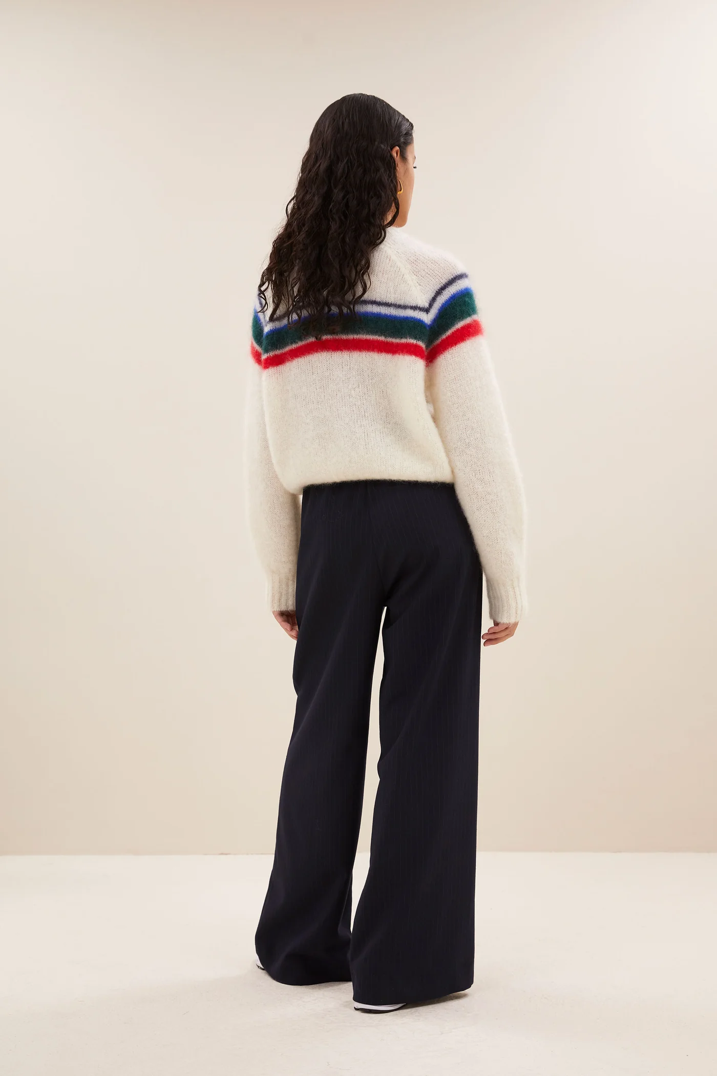 By-Bar Liam stripe pullover off white - Afbeelding 4