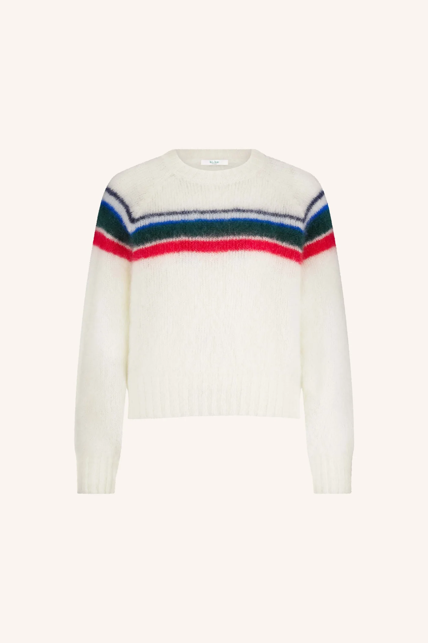 By-Bar Liam stripe pullover off white - Afbeelding 2