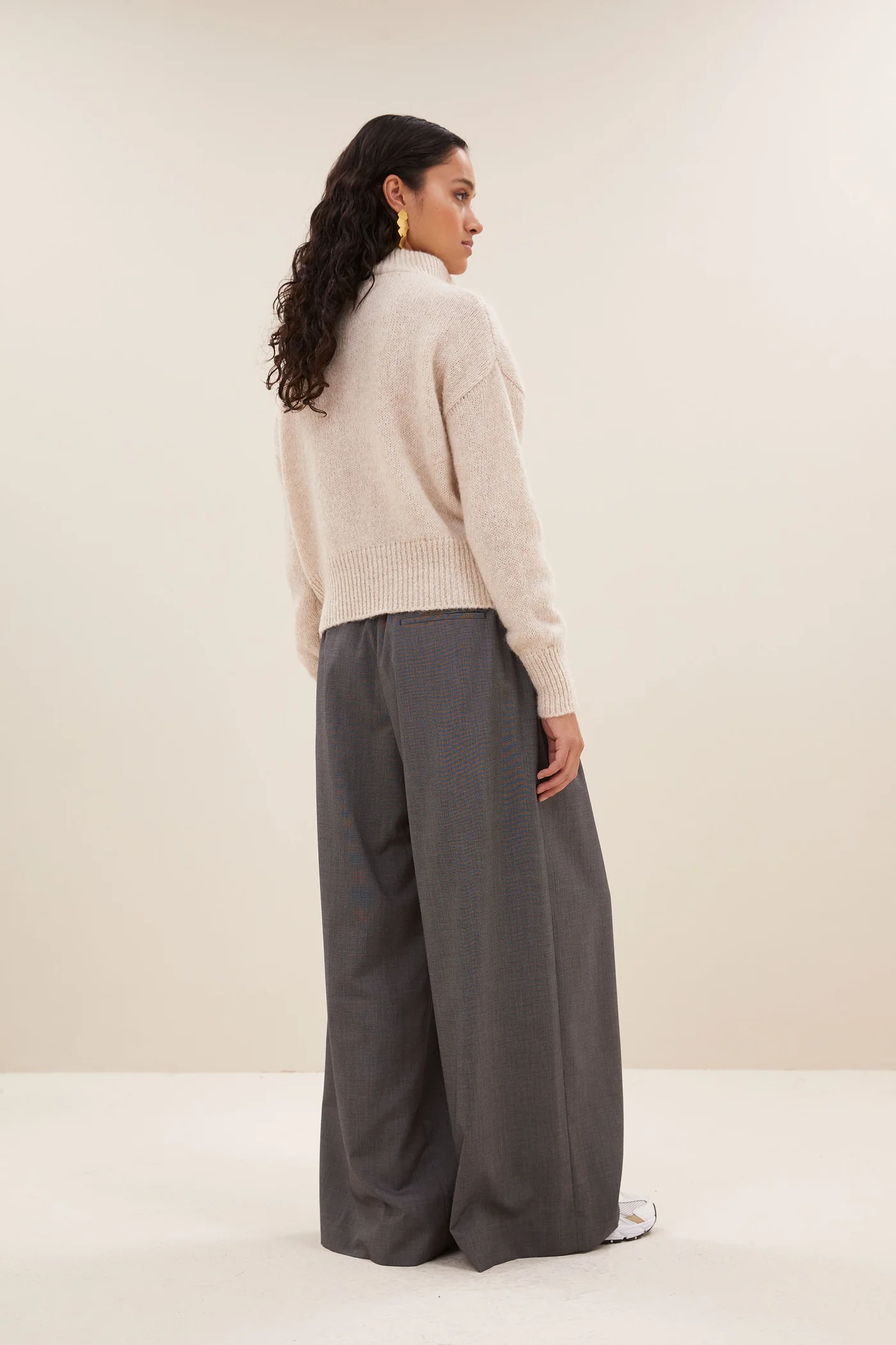 By-Bar Boxy beau pullover chalk - Afbeelding 4