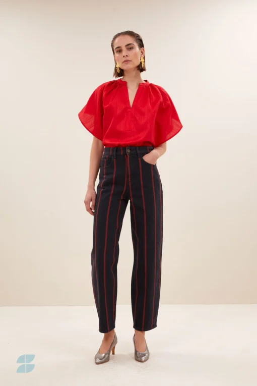 By-Bar Lew rocky pants rocky stripe