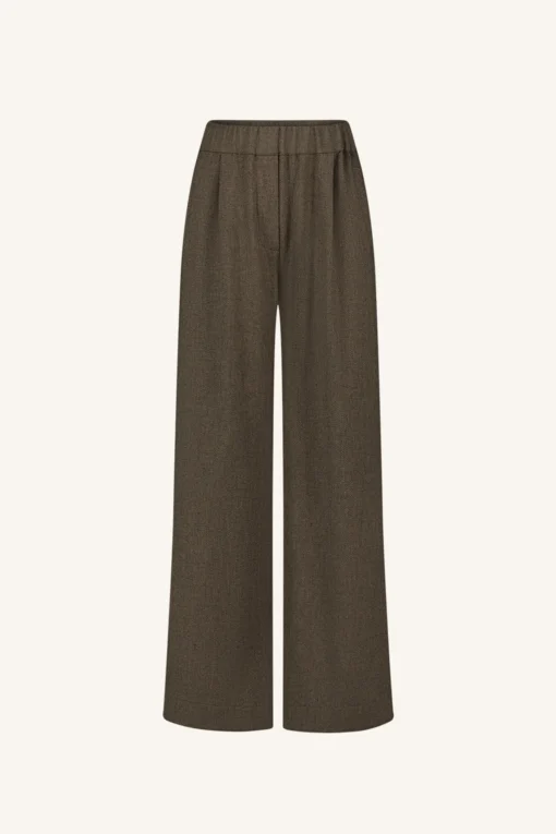 Alternative view of By-Bar Benji tweed pants latte