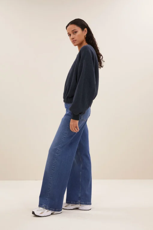 By-Bar Bodil sparkle sweater midnight - Afbeelding 3