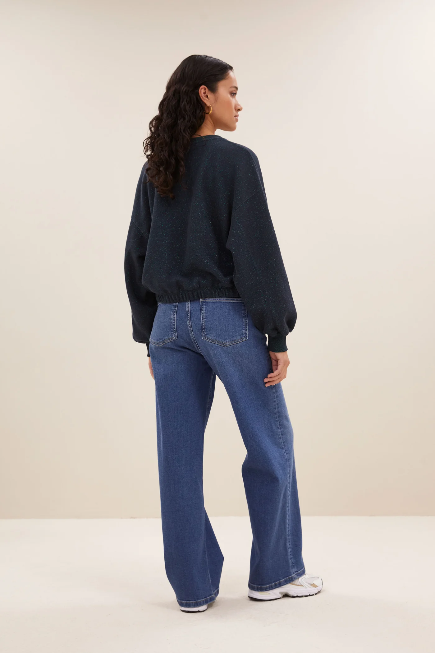By-Bar Bodil sparkle sweater midnight - Afbeelding 4