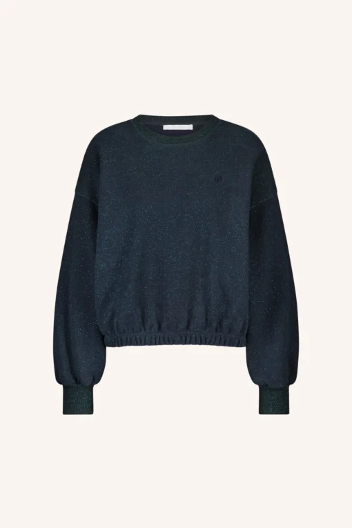 Alternative view of By-Bar Bodil sparkle sweater midnight