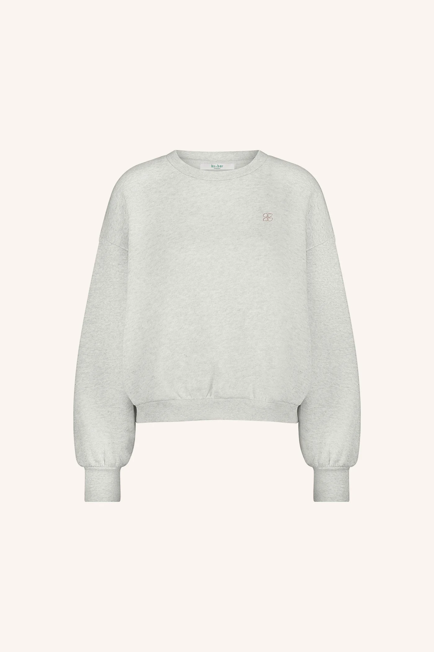 By-Bar Bibi dance sweater light grey melee - Afbeelding 3