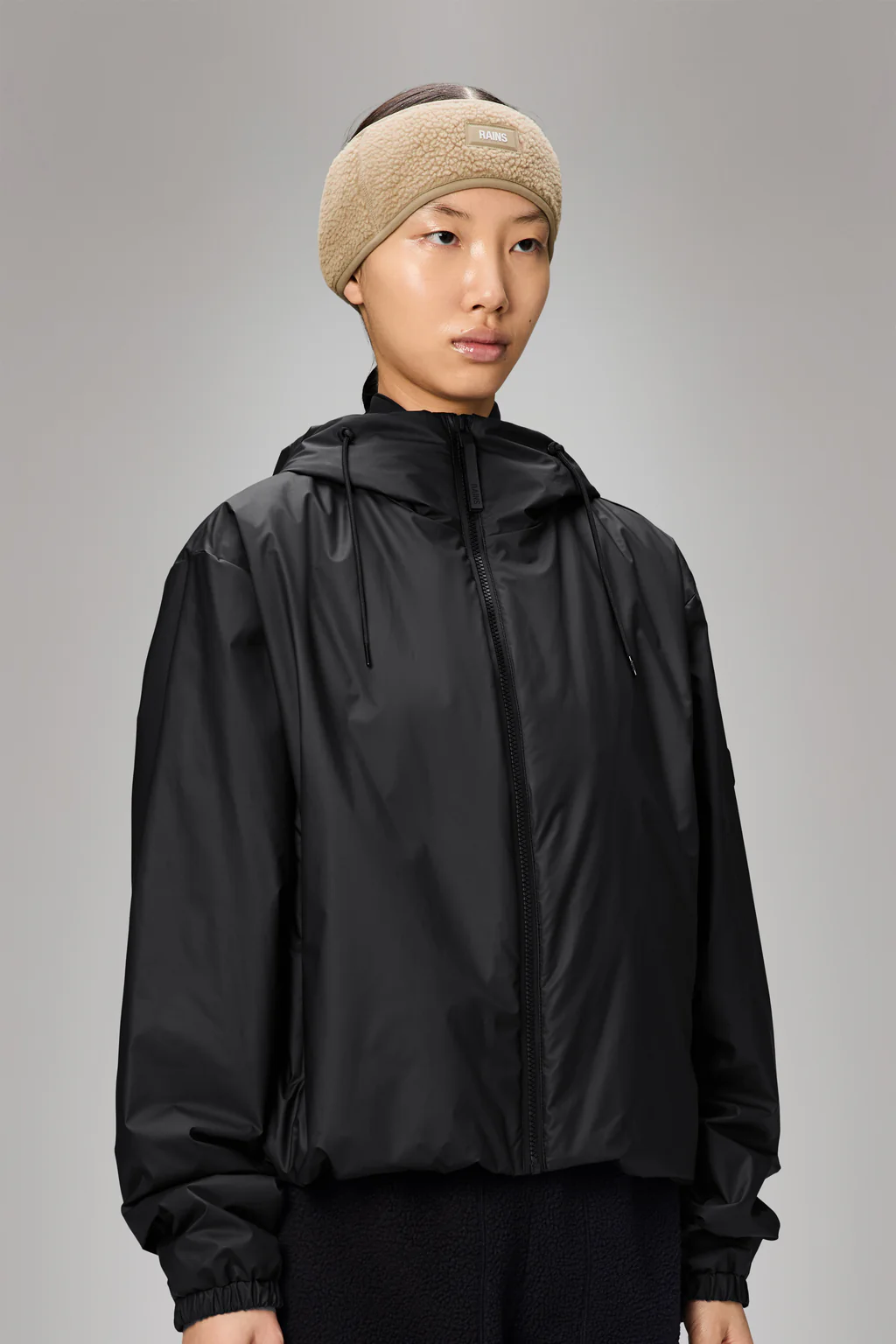 Rains 20370 fleece headband t1 beige