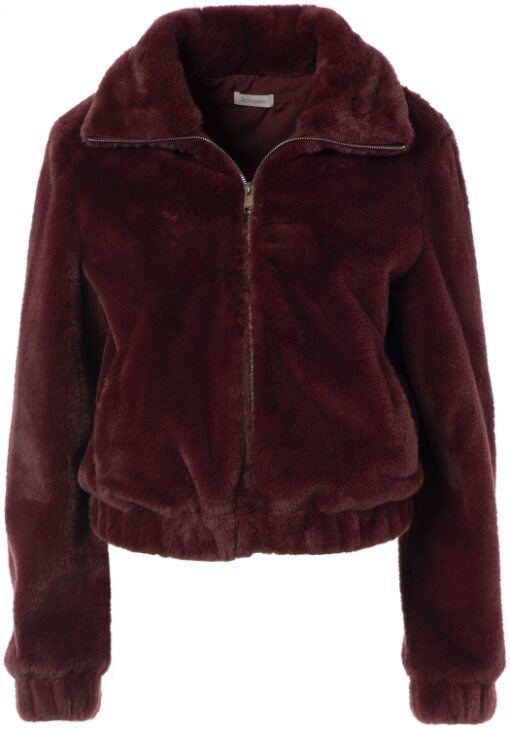 Alternative view of JcSophie jerry jacket burgundy