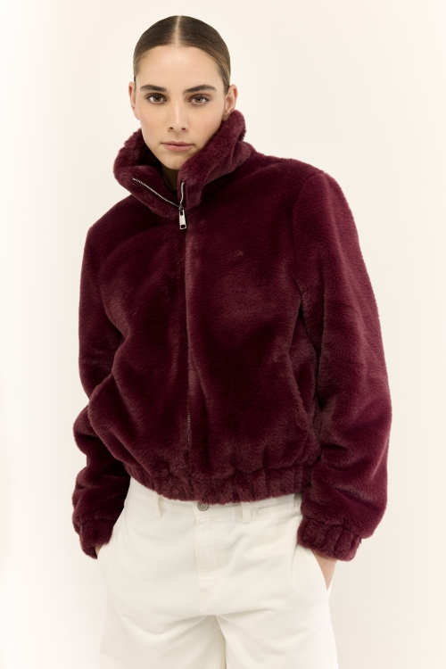 JcSophie jerry jacket burgundy - Afbeelding 3