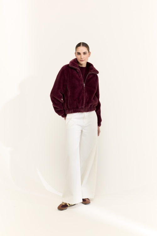 JcSophie jerry jacket burgundy
