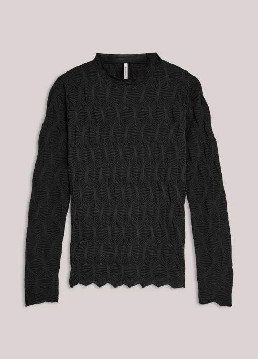 Alternative view of Summum 3s5066 W25 Top spiderweb mesh black