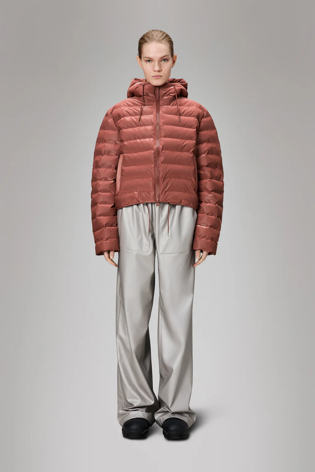 Rains 15820 lohja short puffer jacket w3t2 honor - Afbeelding 3