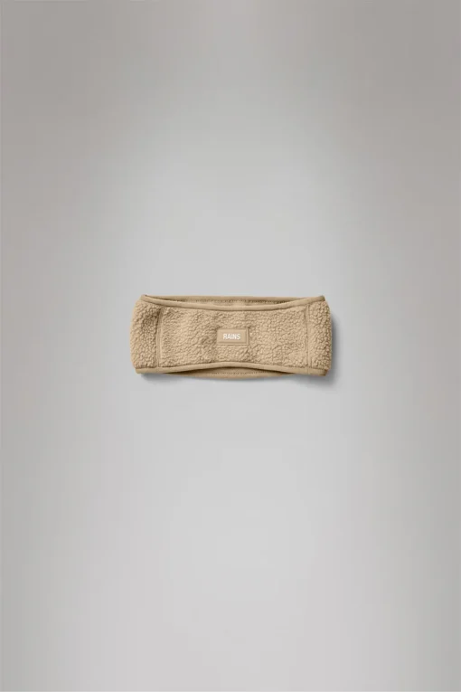 Alternative view of Rains 20370 fleece headband t1 beige