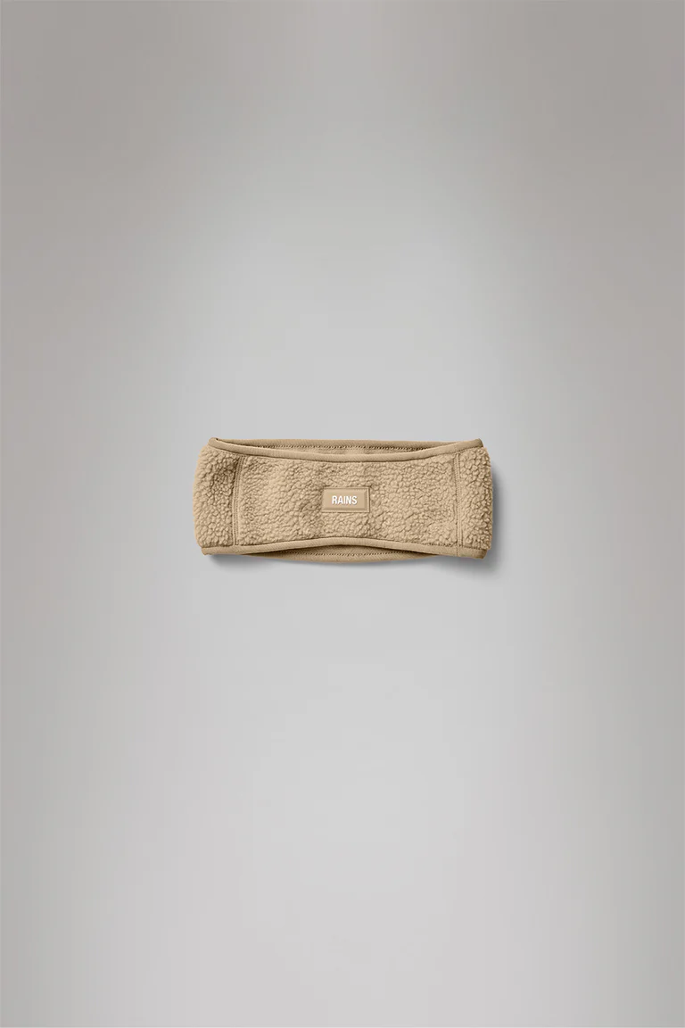 Rains 20370 fleece headband t1 beige - Afbeelding 2