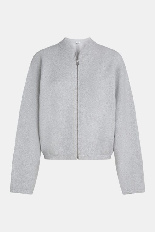 Penn&Ink W25B350 cardigan grey melange