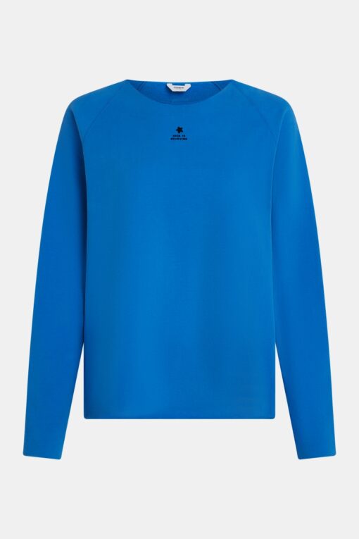 Penn&Ink W25F1704 sweater print royal blue black