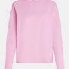 Penn&Ink W25F1704 sweater print blush grey melange