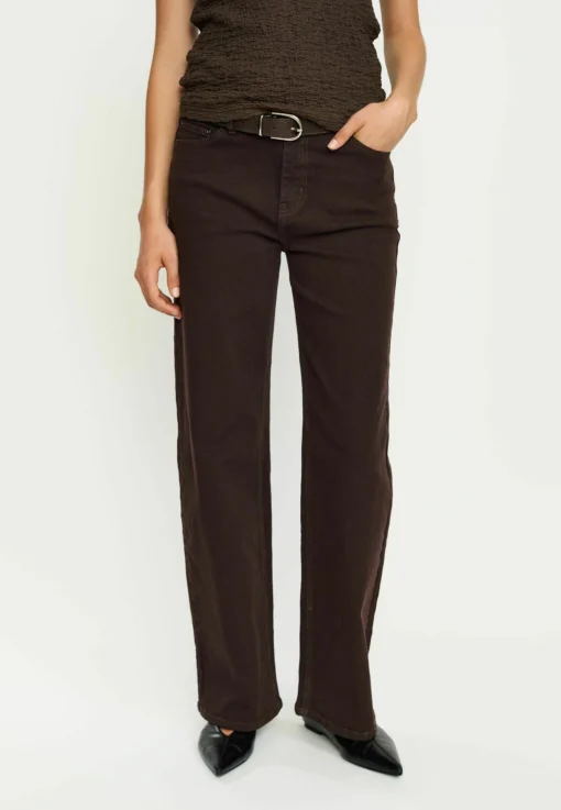 Soft Rebels 525-800 Ema willa midwaist wide jeans coffee bean