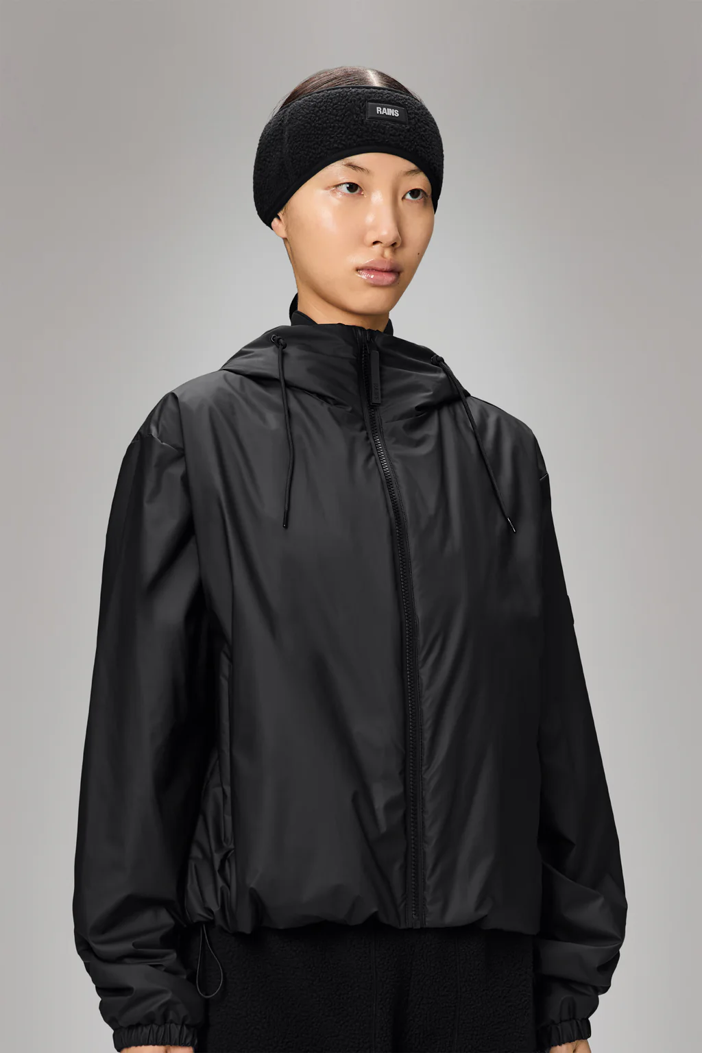 Rains 20370 fleece headband t1 black