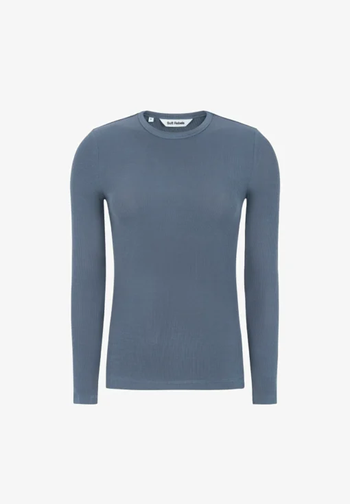 Soft Rebels AW22-300 Fenja o-neck top grisaille