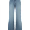 Ana flared blue Front
