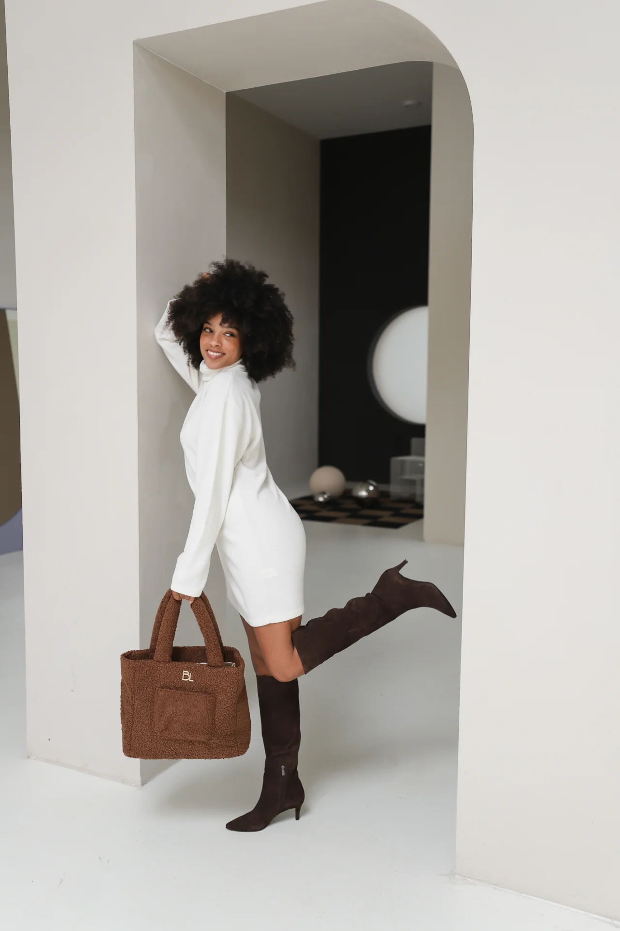 Babouche Mira 2 darkbrown