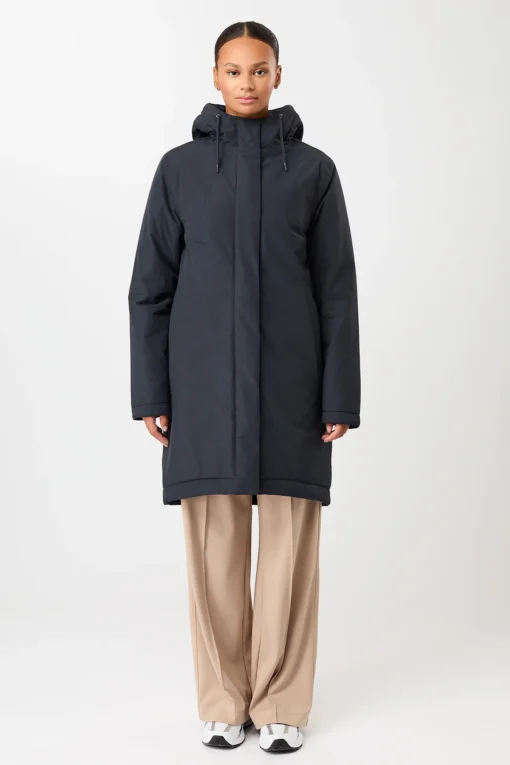 Alternative view of Langerchen C011CN08 coat ariza OCS-blended navy