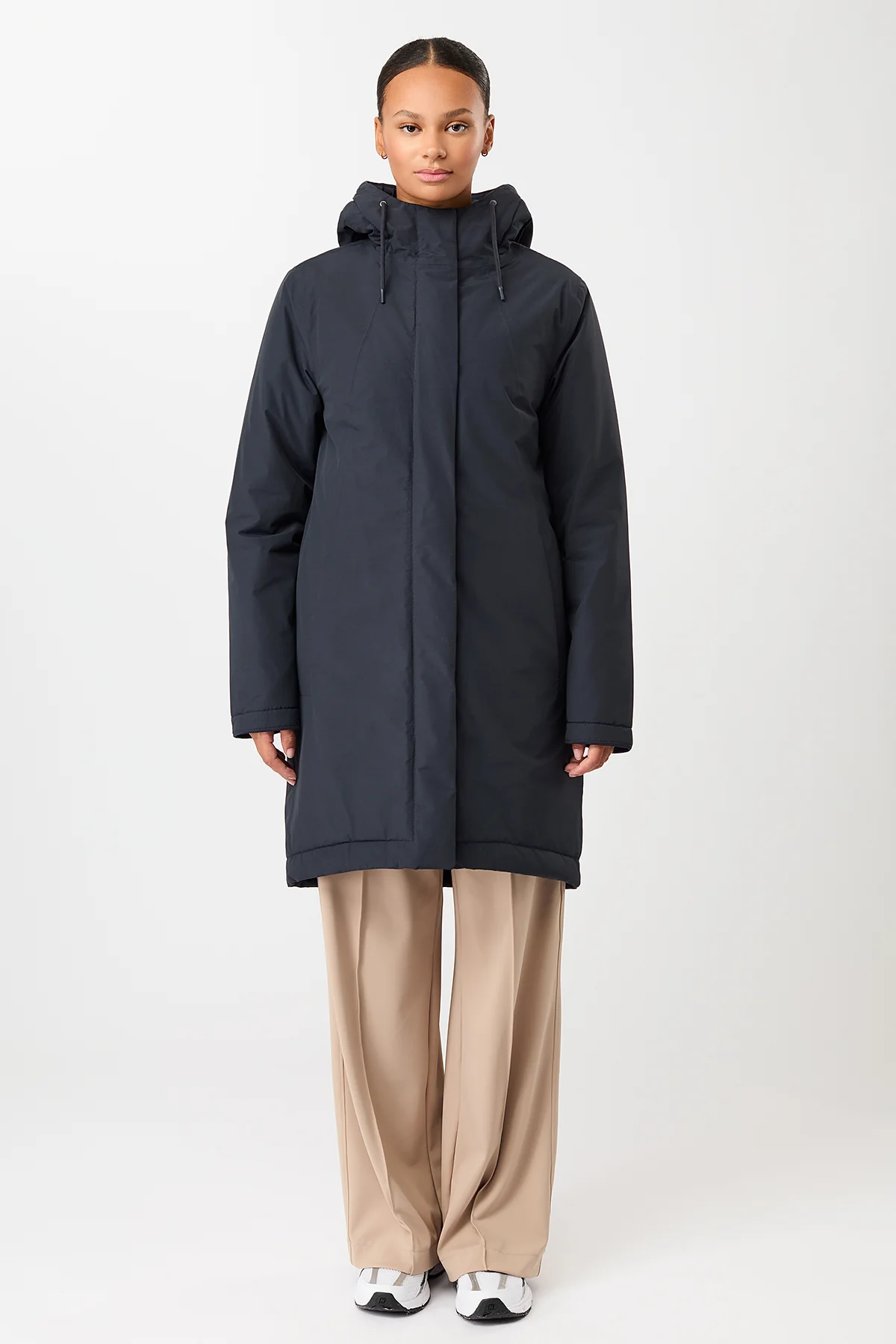 Langerchen C011CN08 coat ariza OCS-blended navy - Afbeelding 2