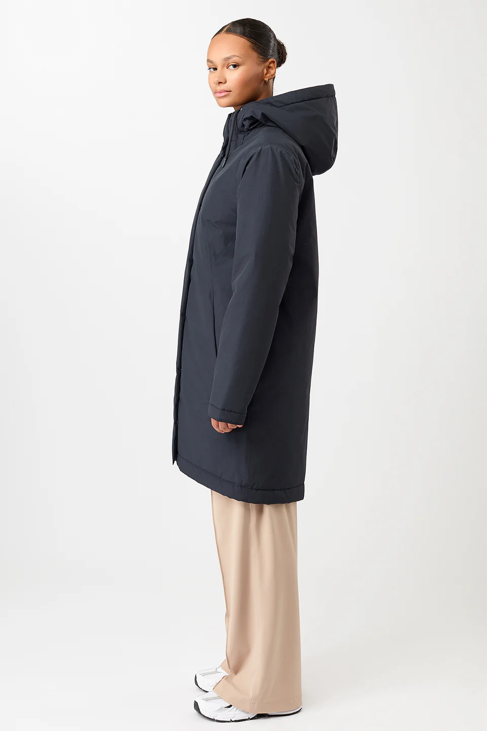 Langerchen C011CN08 coat ariza OCS-blended navy - Afbeelding 5