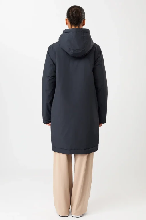 Langerchen C011CN08 coat ariza OCS-blended navy - Afbeelding 4