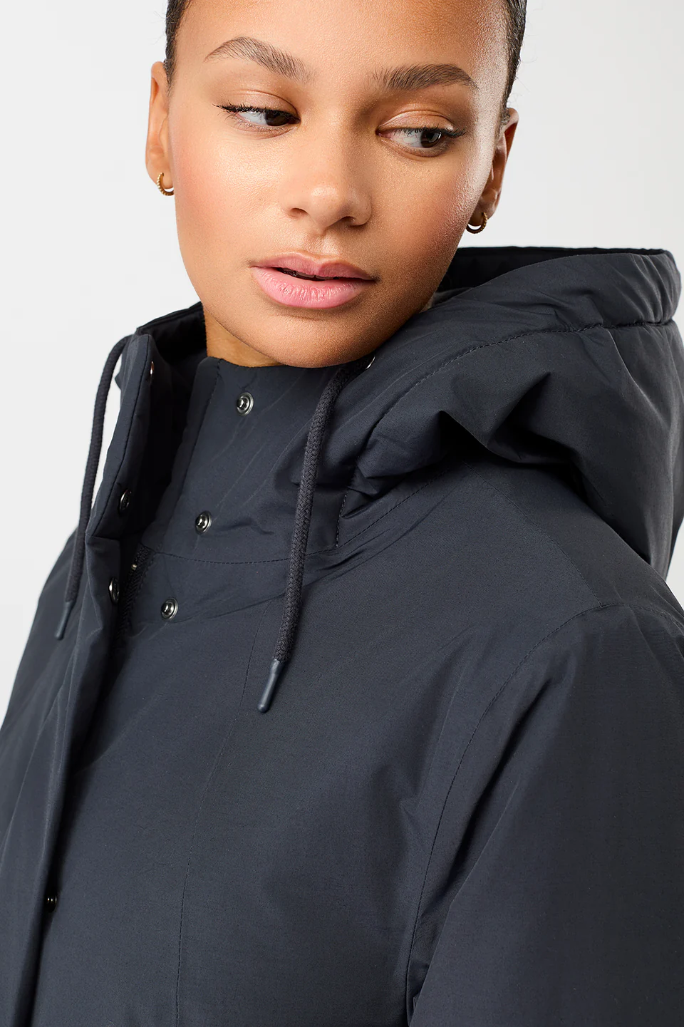 Langerchen C011CN08 coat ariza OCS-blended navy - Afbeelding 3