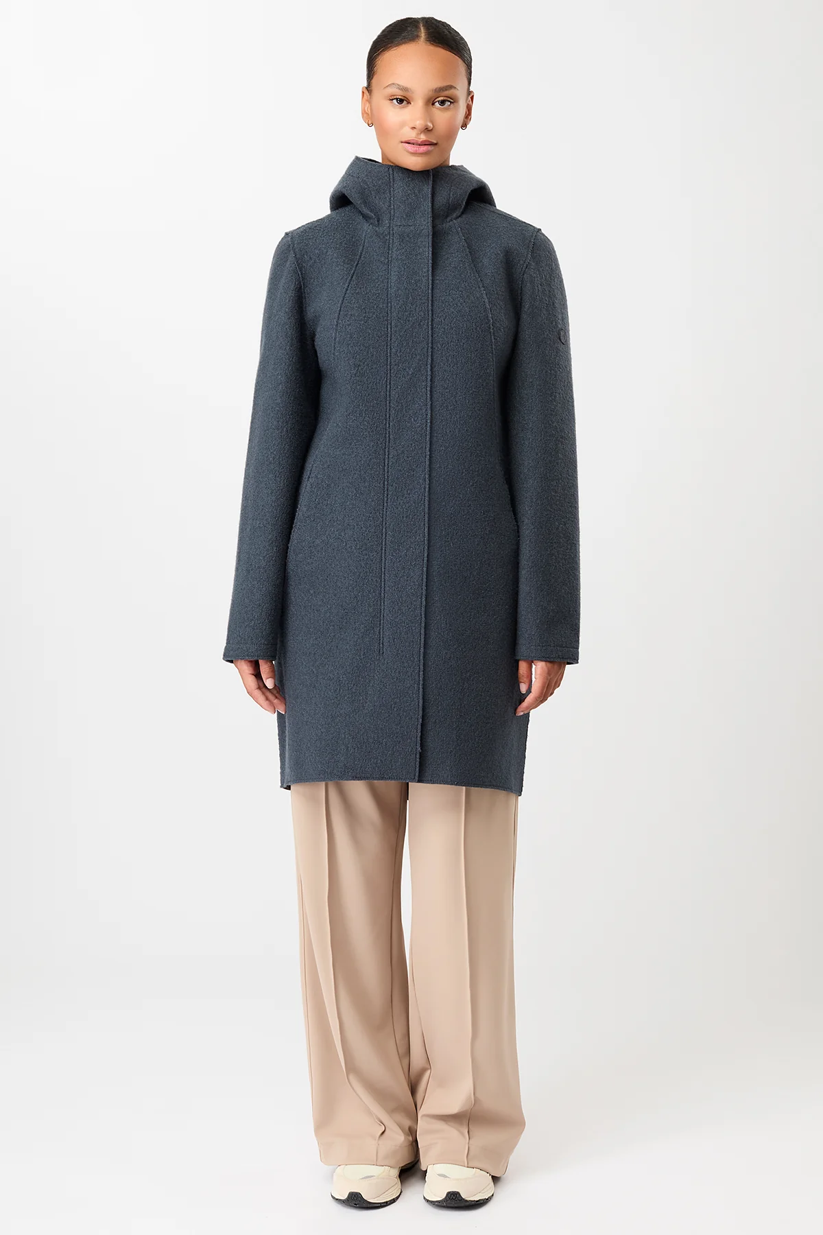 Langerchen C042Ws01 Coat Risana OCS-blended graphite - Afbeelding 2