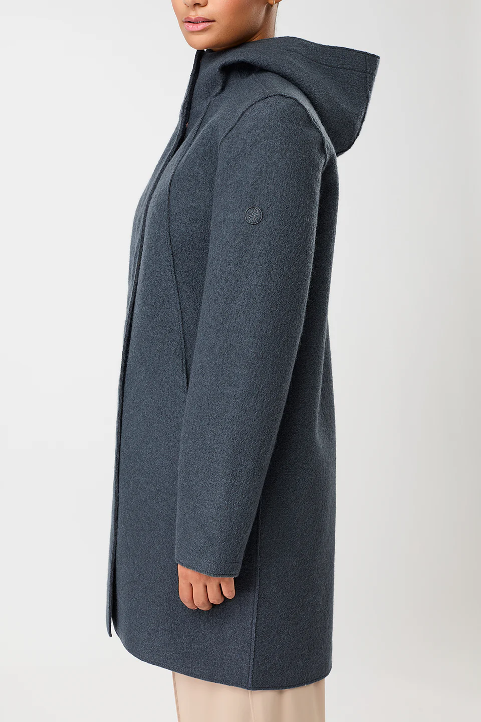 Langerchen C042Ws01 Coat Risana OCS-blended graphite - Afbeelding 3
