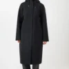 C046WS01 Coat Milport carbon010