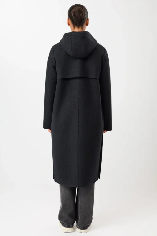 Langerchen C046WS01 coat milport black - Afbeelding 3