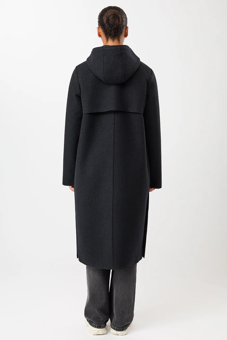 Langerchen C046WS01 coat milport black - Afbeelding 3