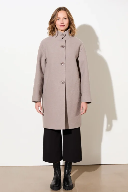 Langerchen C077WS01 coat Pennfield II OCS-blended taupe
