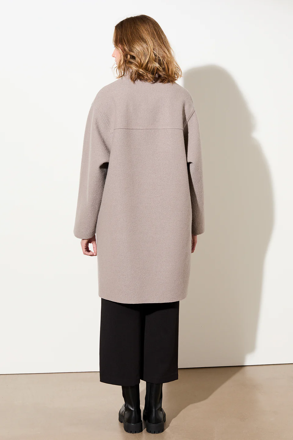 Langerchen C077WS01 coat Pennfield II OCS-blended taupe - Afbeelding 3