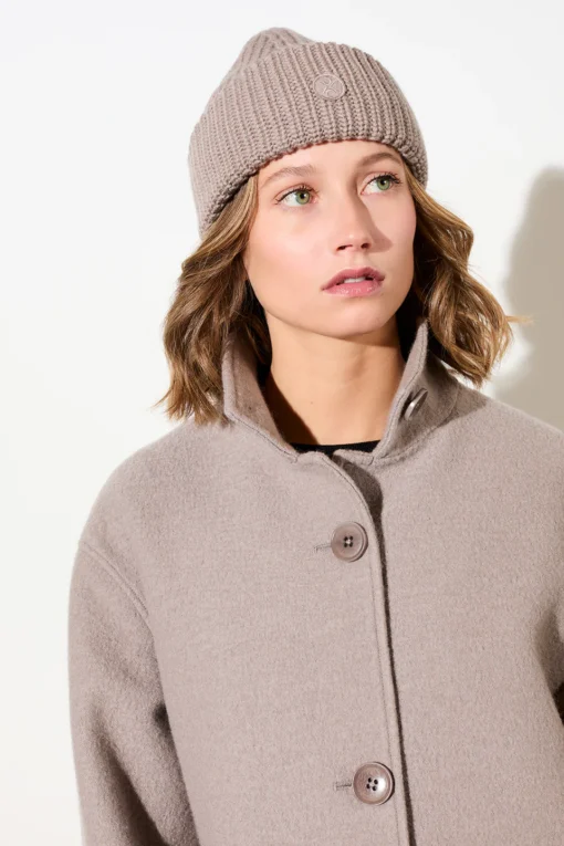Langerchen C077WS01 coat Pennfield II OCS-blended taupe - Afbeelding 5